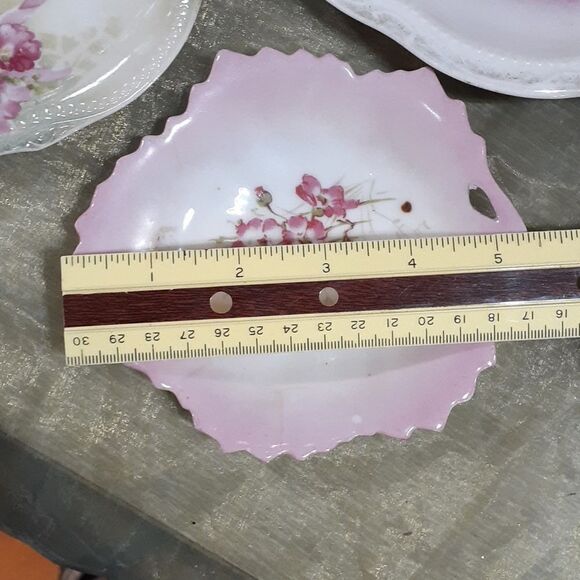 4 pc. bundle of vintage Prussia Three crown China  & a 1930's plate from Germany - Picture 14 of 14